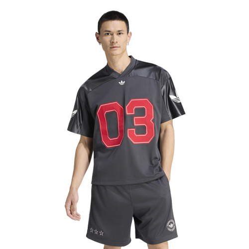  - adidas Originals Original Football Jersey - Black/Red