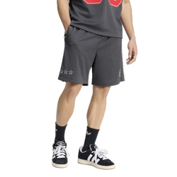 Men's - adidas Originals Santiago Short - Black/Beige