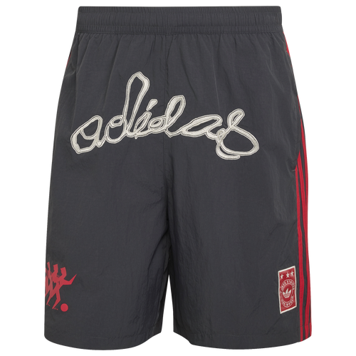 MENS - adidas Originals One World GFX Short - Black/Red