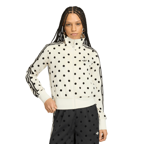  - adidas Satin Polka Dots Track Top - Black/White