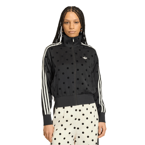  - adidas Satin Polka Dots Track Top - Black/White