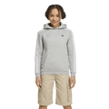 adidas Originals Graphic Loose Hoodie - Adidas Medium Grey Heather/White