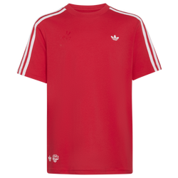 Boys' Grade School - adidas Originals Graphic Loose T-Shirt - Pure Ruby/White