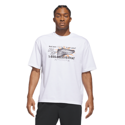 Men's - adidas Anthony Edwards Action T-Shirt - White/Black