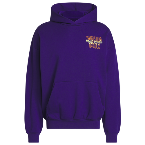 MENS - adidas Anthony Edwards ATL 2 World Hoodie - Orange/Purple
