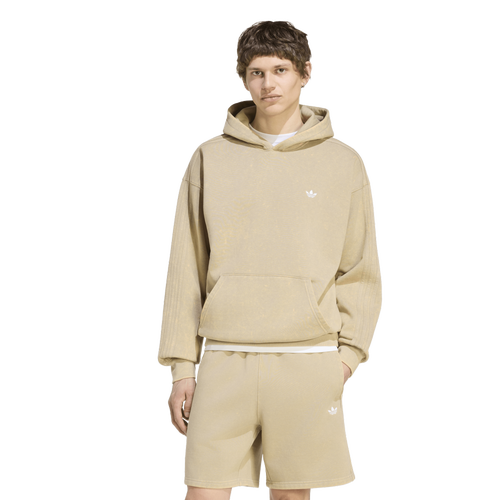  - adidas Originals Trefoil Essentials Washed Loose Hoodie - Khaki
