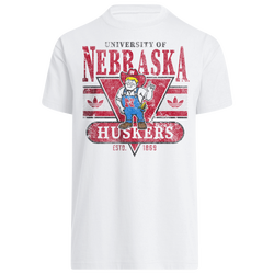 Men's - adidas NCAA Local Short Sleeve T-Shirt - White