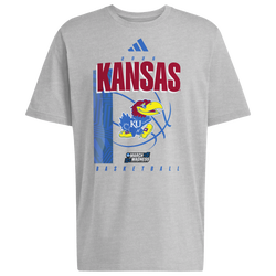 Men's - adidas NCAA Qualifier Short Sleeve T-Shirt - Gray