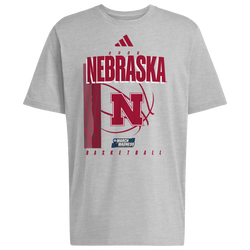 Men's - adidas NCAA Qualifier Short Sleeve T-Shirt - Gray