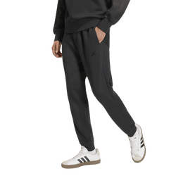 Men's - adidas Essentials 3-Stripes Fleece Joggers - Black/Black