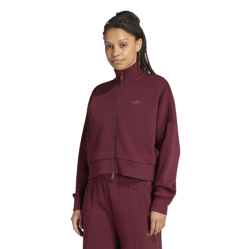 WOMENS - adidas Spacer Track Top - Maroon
