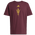 adidas College Logo Short Sleeve T-Shirt - Men's Maroon