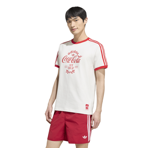 MENS - adidas Coca-Cola Cali T-Shirt - Red/White