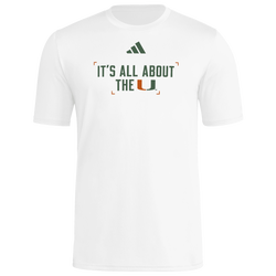 Men's - adidas Adidas NCAA University Of Miami - White