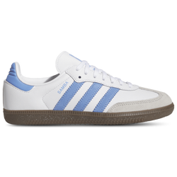Boys' Grade School - adidas Originals Samba - White/Blue