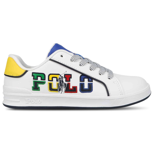 

Girls Preschool Polo Polo Heritage Court III Graphic - Girls' Preschool Shoe White/Multi Size 01.0