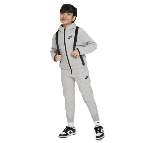 

Boys Preschool Nike Nike Tech Fleece Hooded Full-Zip Set - Boys' Preschool Grey/Dark Grey Heather Size 6