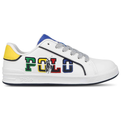 Girls' Grade School - Polo Heritage Court III Graphic - White/Multi