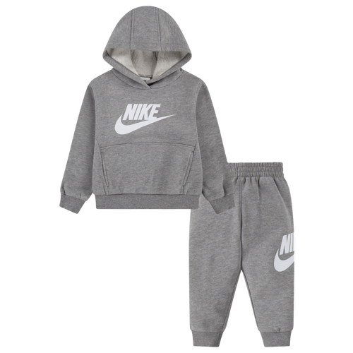 BOYS - Nike NSW Club Fleece Set - Dark Grey Heather