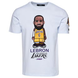 Men's - Pro Standard Lakers Lebron Avatar T-Shirt - White/White