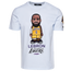 Pro Standard Lakers Lebron Avatar T-Shirt - Men's White/White