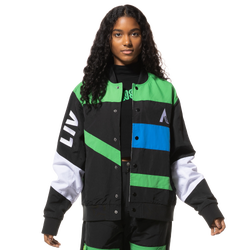 Women's - BHL x LivStreetwear Round 2 Bomber Jacket - Black/White/Green