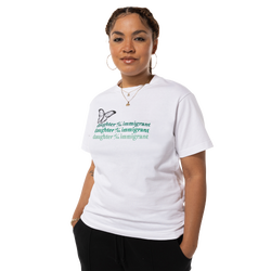 Women's - BHL x D/I Logo Butterfly T-Shirt - White/White
