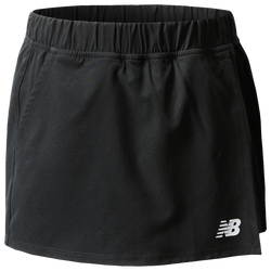 Girls' Grade School - New Balance Woven Wrap Skort - Black/Black