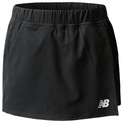 

Girls New Balance New Balance Woven Wrap Skort - Girls' Grade School Black/Black Size L