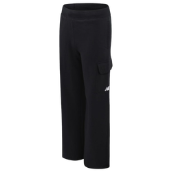 Girls' Grade School - New Balance Wide Leg Cargo Pants - Black