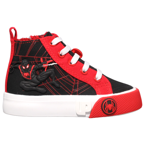 

Ground Up Boys Ground Up Miles Morales High Top - Boys' Toddler Shoes Red/Black/White Size 05.0