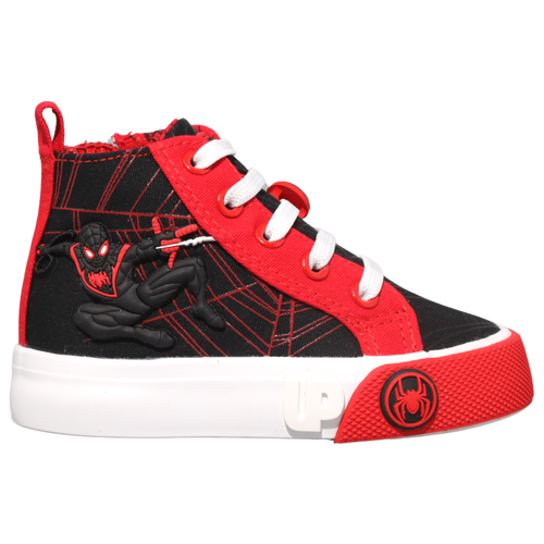 

Ground Up Boys Ground Up Miles Morales High Top - Boys' Toddler Shoes Red/Black/White Size 07.0