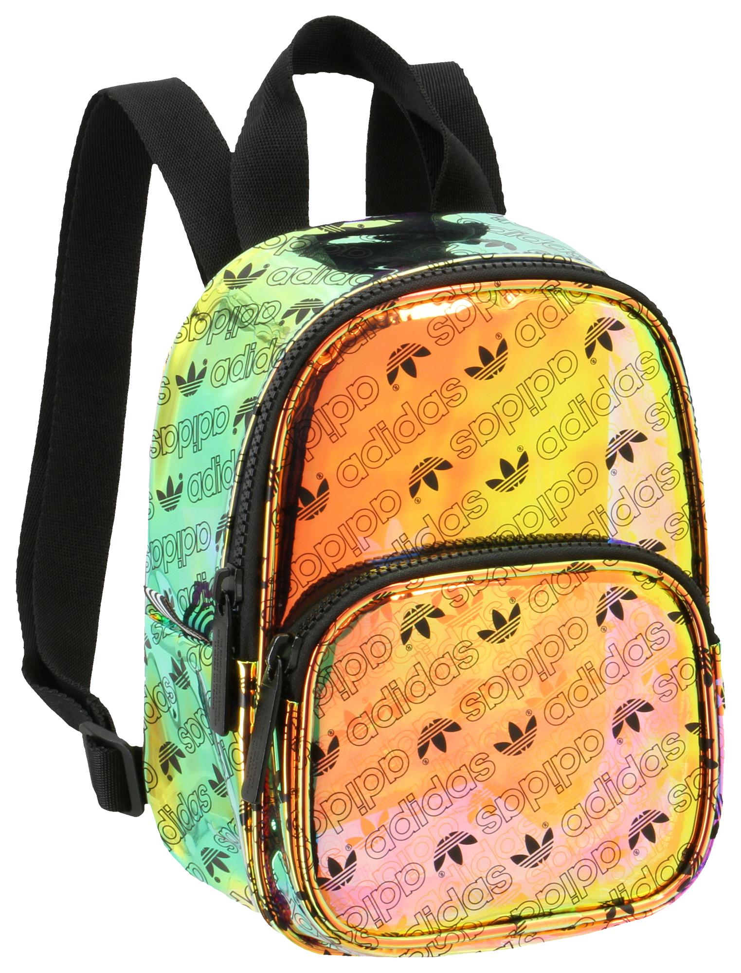 mini iridescent backpack adidas