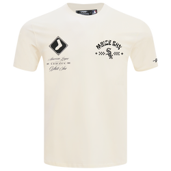 Men's - Pro Standard White Sox Wavy Pro Drop Shoulder FC T-Shirt - Eggshell