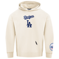 Pro Standard Dodgers Pullover Hoodie - Pro Standard Eggshell
