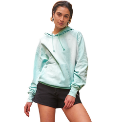 Women's - Champion Lightweight Fleece Hoodie - Teal/White