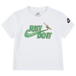 Boys' Toddler - Nike Graphic Icon T-Shirt - White/White