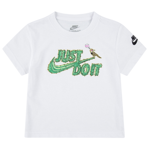 Shop Nike Boys   Graphic Icon T-shirt In White/white