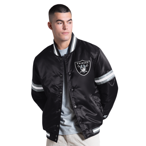 Starter Mens NFL CT Varsity Jacket - - Black