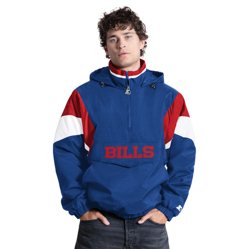Starter Mens Buffalo Bills NFL Throwback QZ Jacket - - Royal