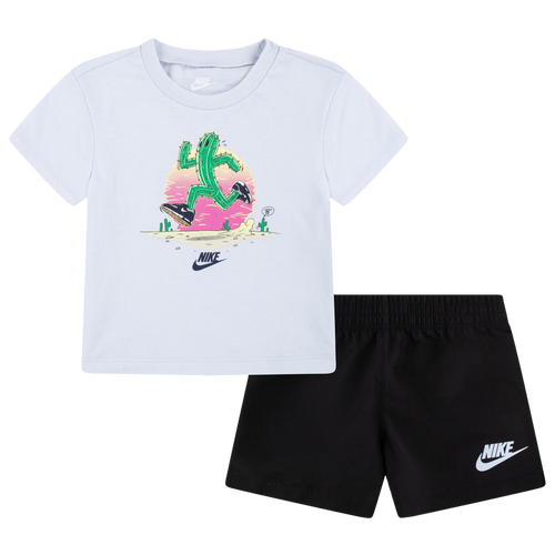 

Boys Infant Nike Nike Grow For It Shorts Set - Boys' Infant Black/Black Size 18MO