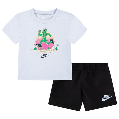 

Nike Boys Nike Grow For It Shorts Set - Boys' Infant Black/Black Size 18MO