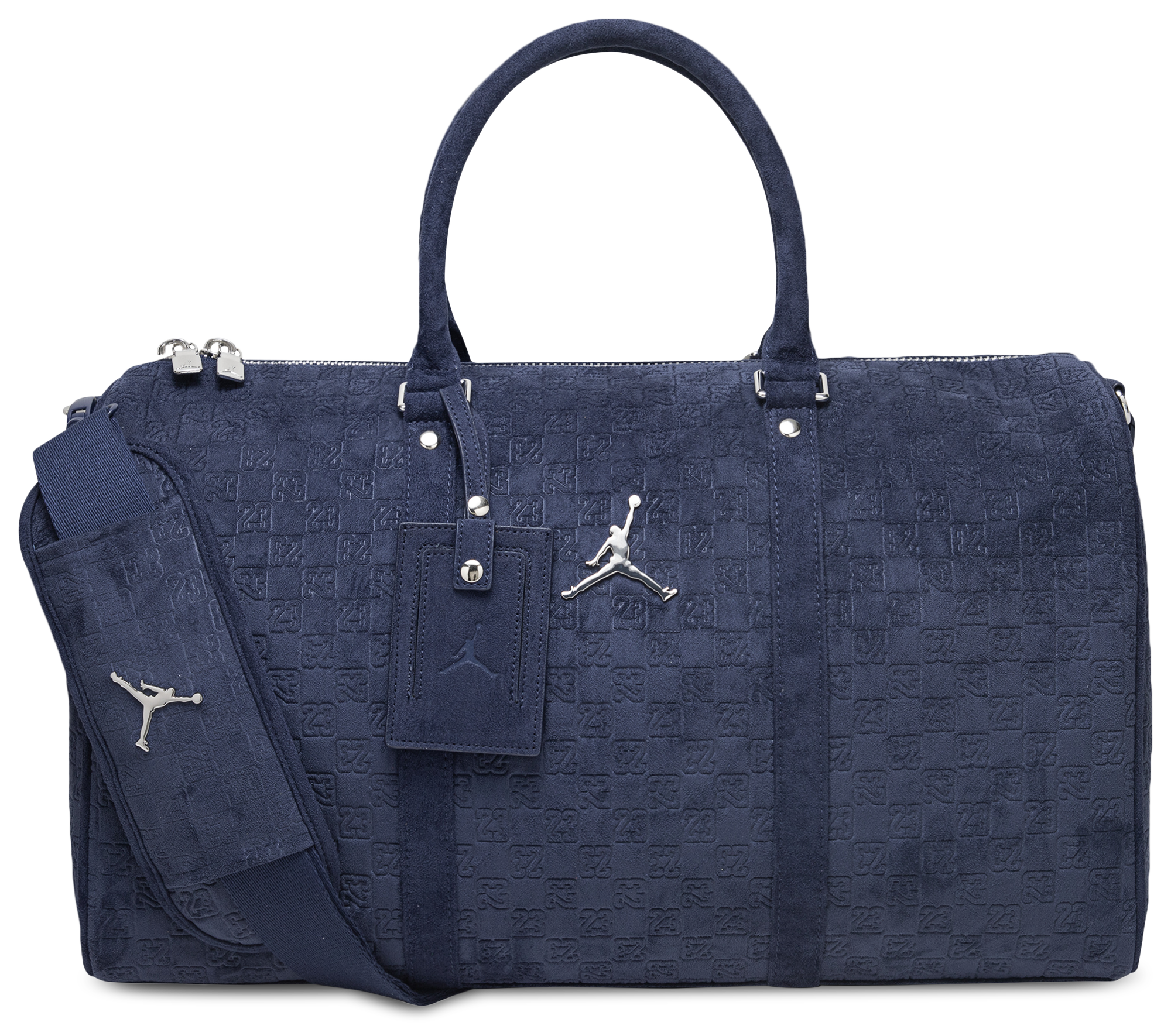 Jordan Suede Monogram Duffel Bag 