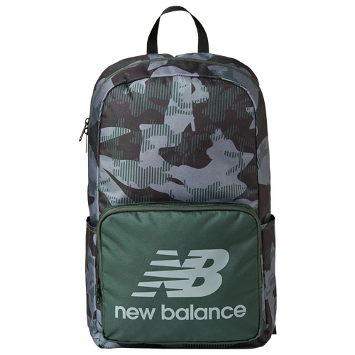 

New Balance New Balance Kids Printed Backpack - Adult Black/Green Size One Size