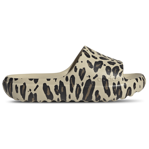 BOYS - adidas adilette Lumia - Khaki/Crystal Linen Core Black