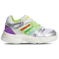 Boys' Toddler - adidas Originals Control 5 - Silver Mtlc/Solar Slime/Ftwr White