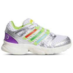 Boys' Preschool - adidas Originals Control 5 - Ftwr White/Solar Slime/Silver Mtlc