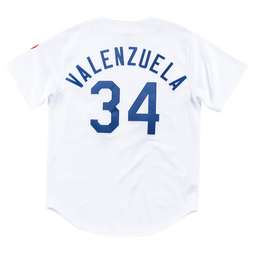 

Mitchell & Ness Mens Fernando Valenzuela Mitchell & Ness Dodgers Authentic Collection Jersey - Mens White/Navy Size M
