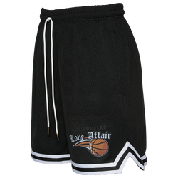 Men's - Love Affair LA Basketball Shorts - Black/Orange