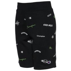Boys' Grade School - Champion Logo Mix Shorts - Black